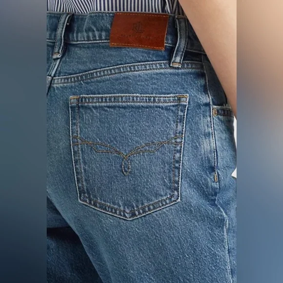 Lauren Ralph Lauren Relaxed Taper Jeans size 8 - Picture 5 of 9